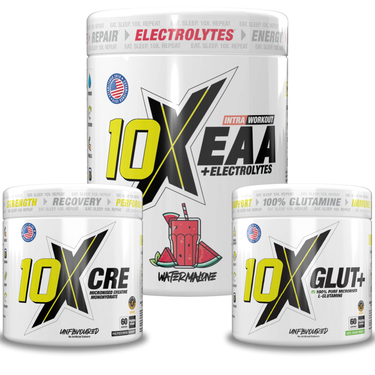 10X EAA + CRE + Glut+
