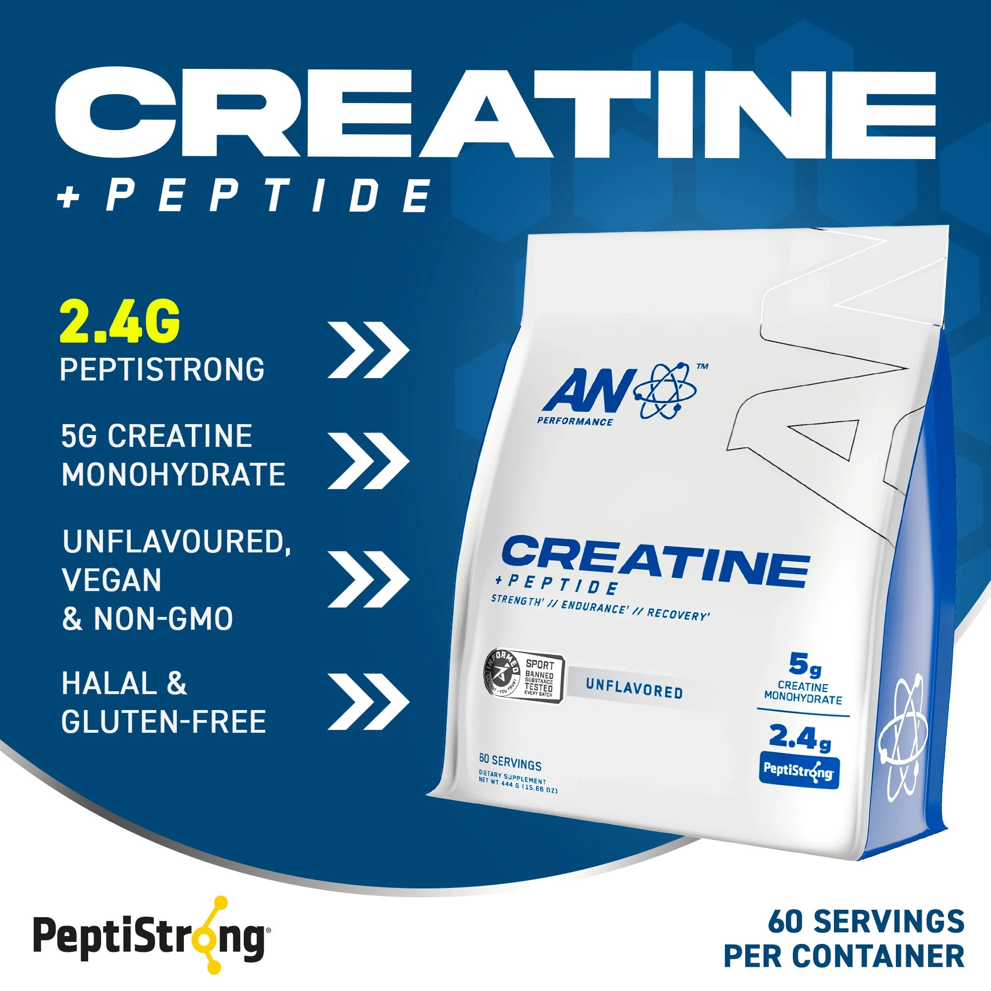 Creatine Monohydrate + Peptide