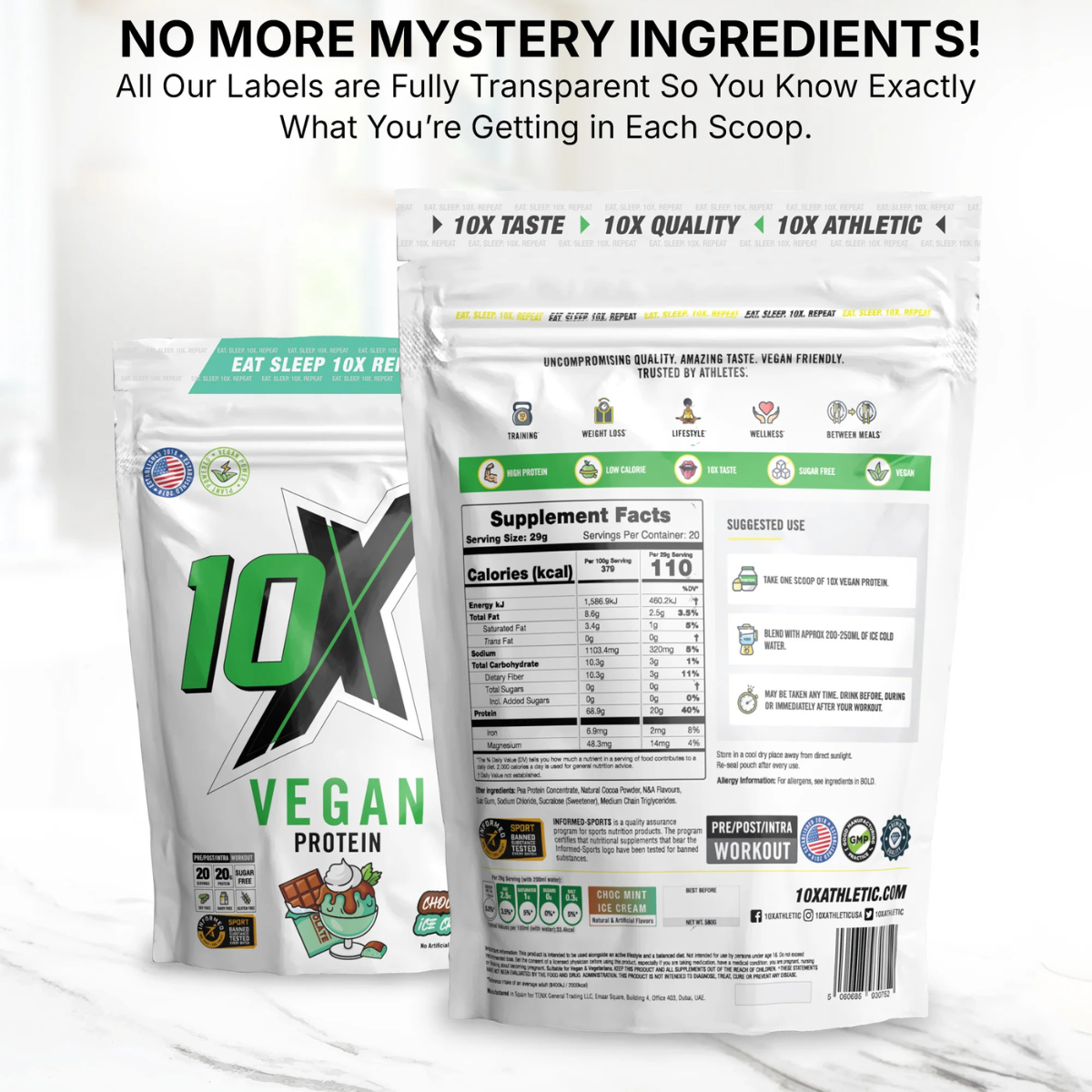 10X Vegan Protein